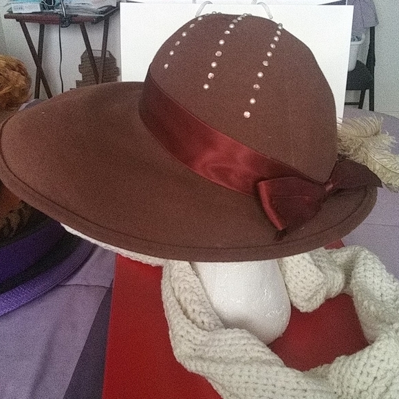 Kurt Jr. designer wool hat 1Sz $28+free scarf . - Picture 4 of 11